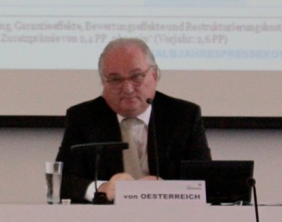 HSH-Vorstandschef Constantin von Oesterreich, HalbjahresPK 2015